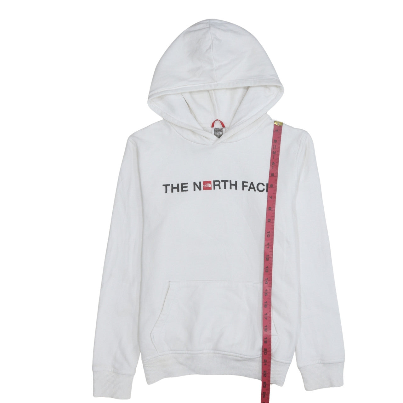 The North Face Boys White Cotton Pullover Hoodie Size L Youth