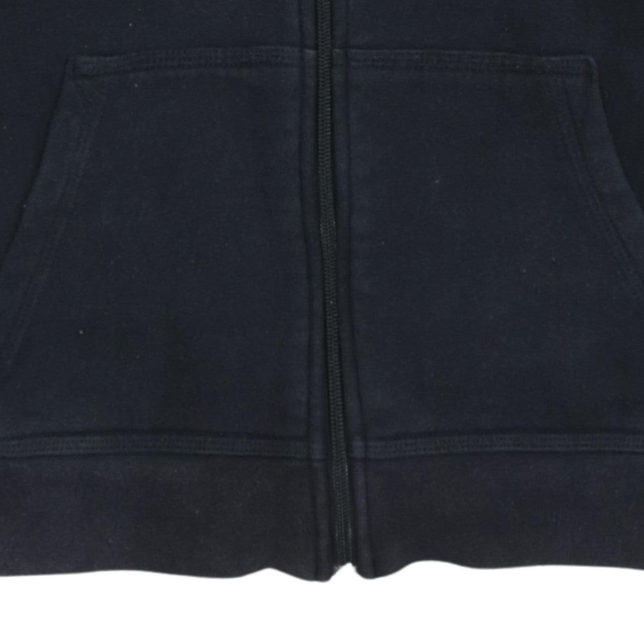 Nike Boys Black Full Zip Hoodie 12-13 Years Hooded Fleece Sweatshirt