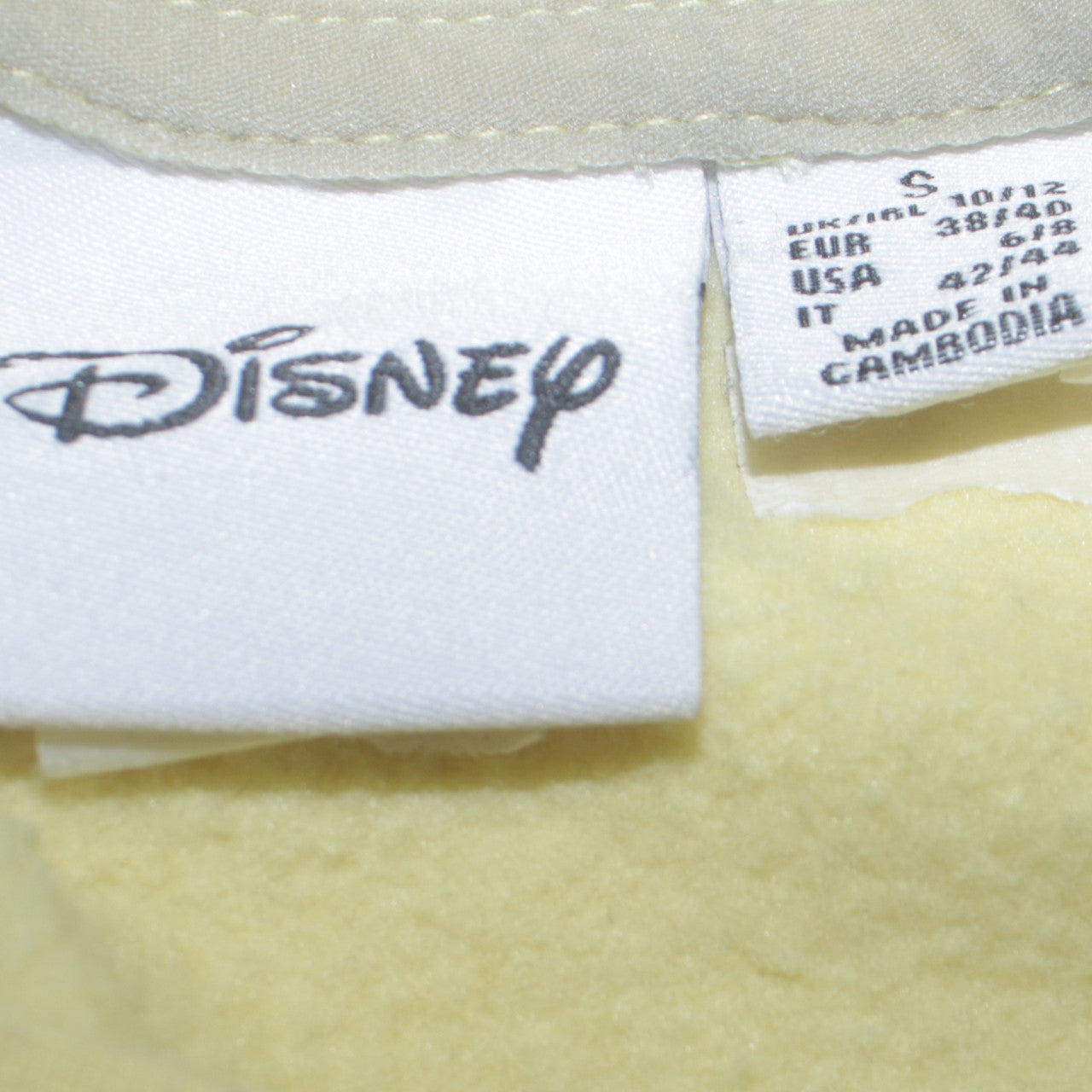 Disney Women Yellow Winnie the Pooh Hunny Sweatshirt Size S