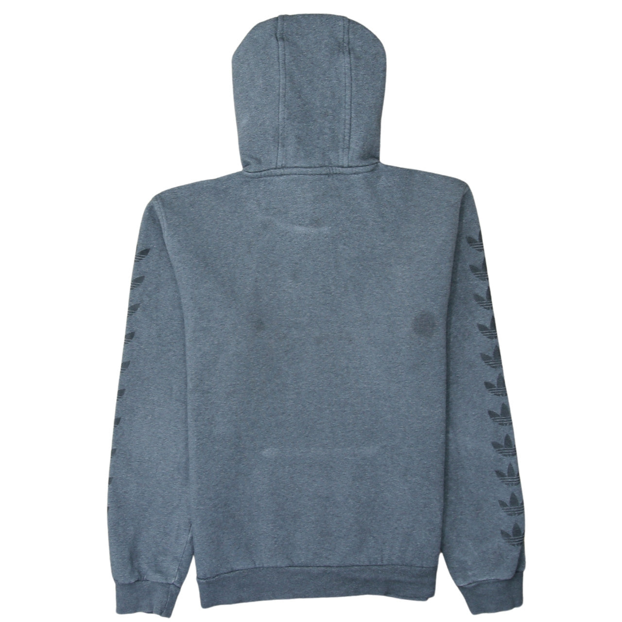 Adidas Men's Grey Pullover Hoodie XS Logo Fleece Sweatshirt