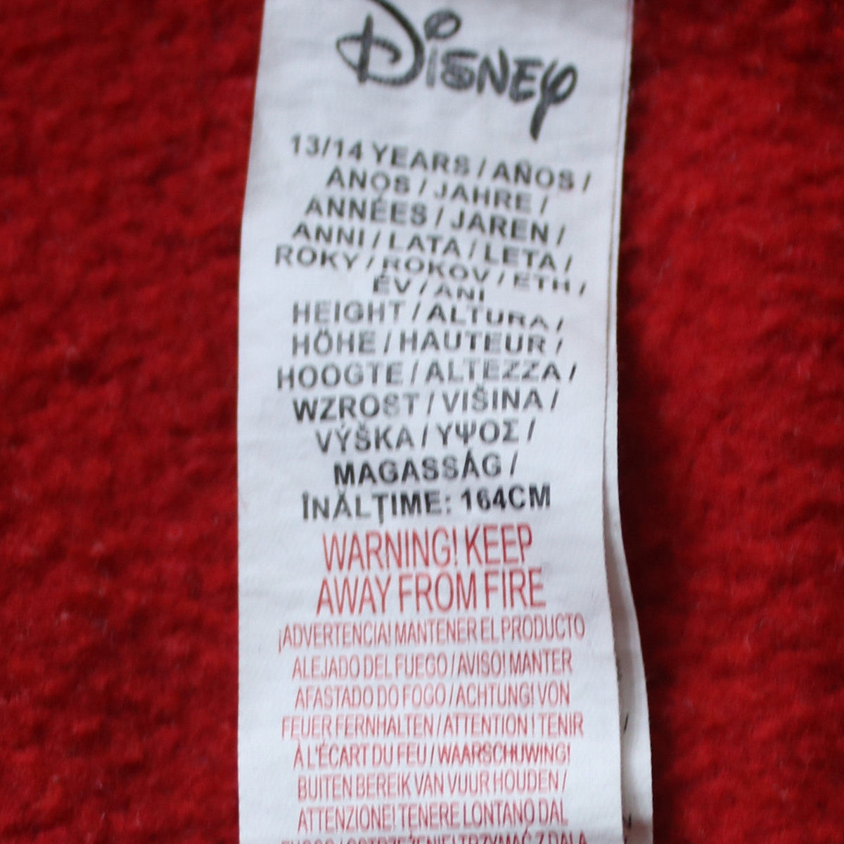 Disney at Primark Girls Red Mickey Mouse Sequin Christmas Sweatshirt 13-14 Years
