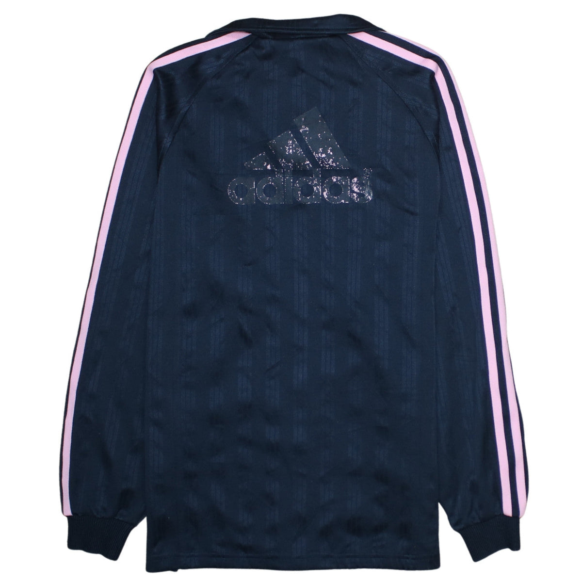 adidas Girls Blue Pink Stripe Climalite Track Jacket Size 13-14 Years