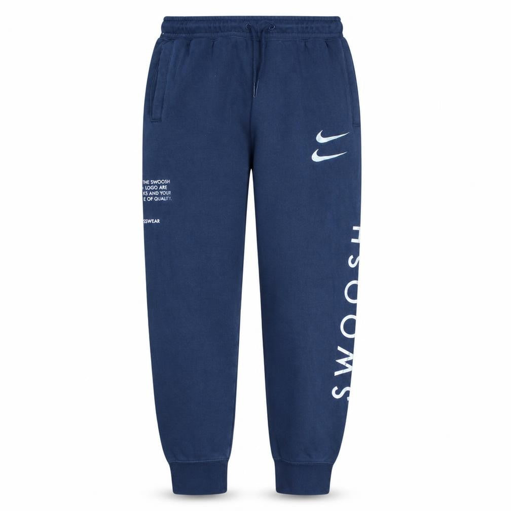Nike Men's Blue Swoosh Logo Sweatpants Joggers M