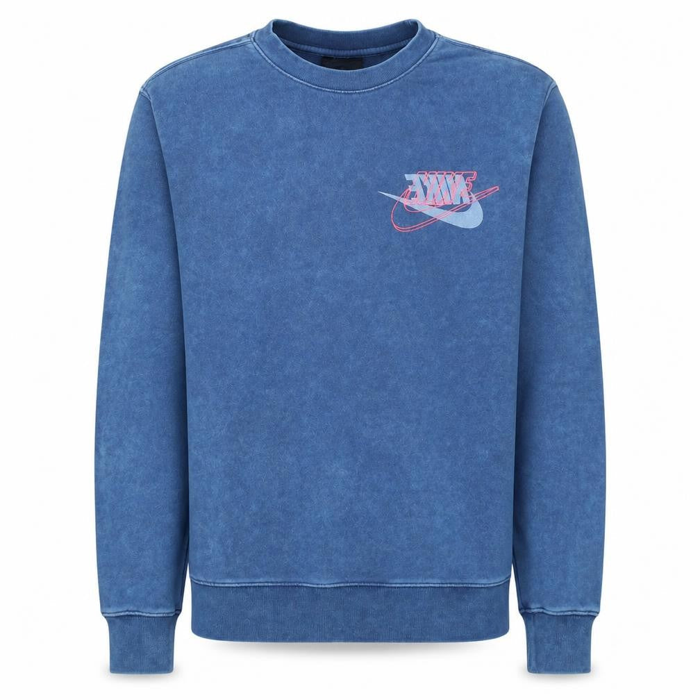 Nike Men's Blue XS Crew Neck Graphic Pullover Sweatshirt