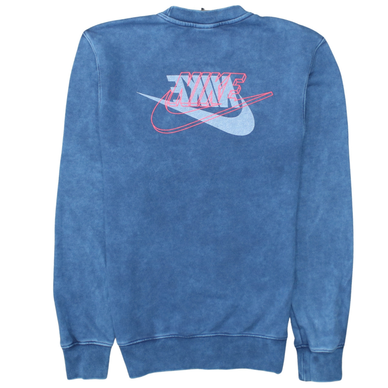 Nike Men's Blue XS Crew Neck Graphic Pullover Sweatshirt