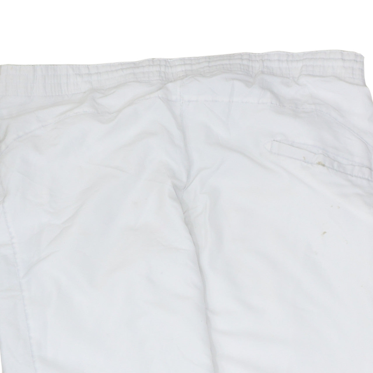Puma Men's White Track Pants Size M Polyester Blend Elastic Waist