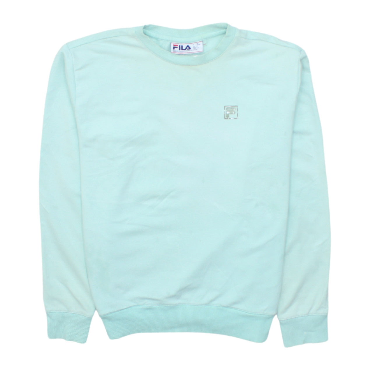 FILA Boys Green Crew Neck Long Sleeve Pullover Sweatshirt Size S