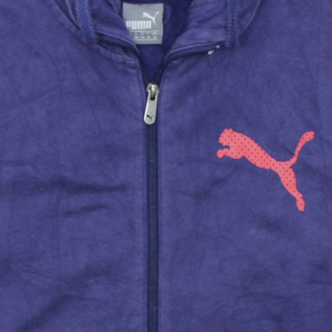 Puma Womens Purple Full Zip Hoodie XL Size 16 Casual Sportswear