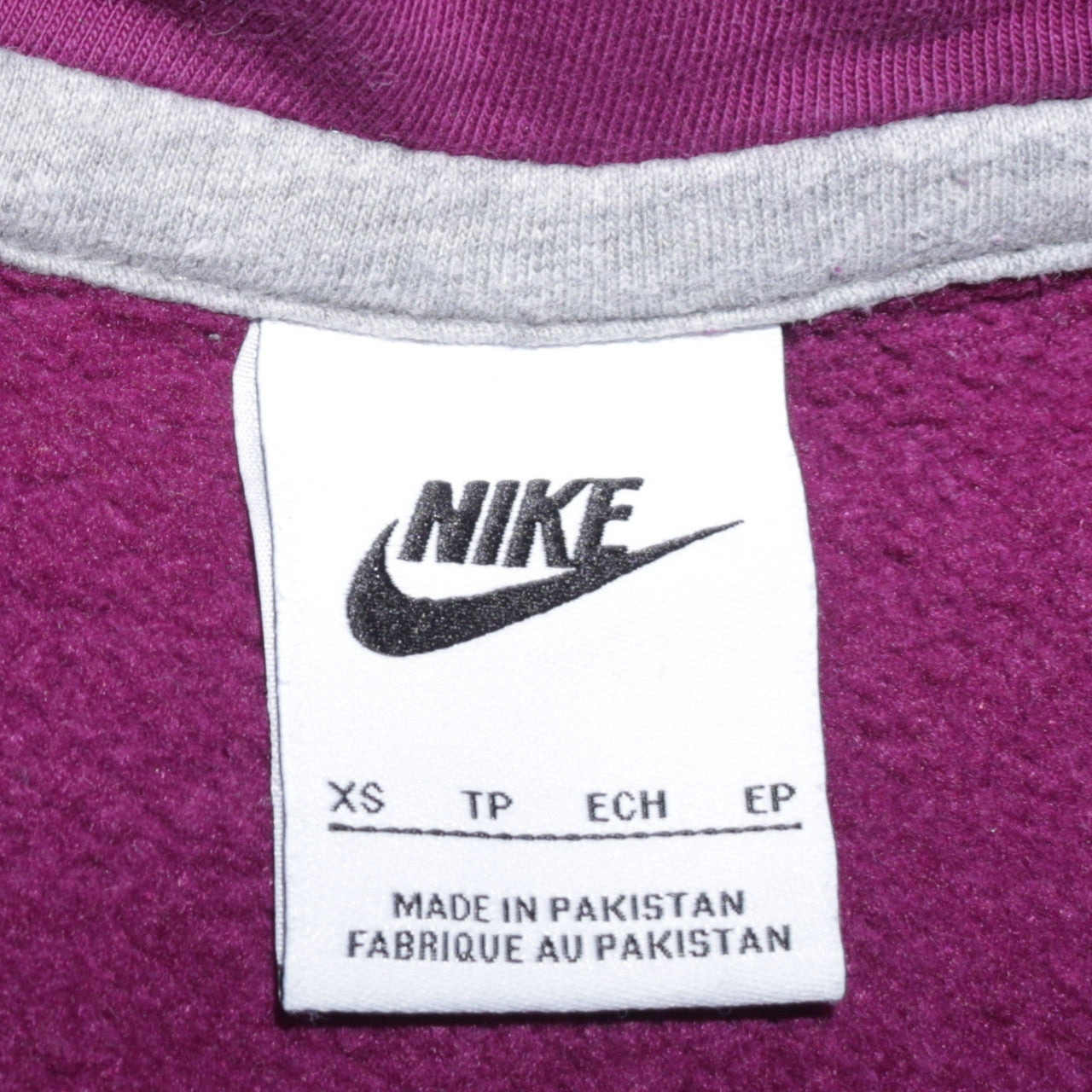 Nike Womens Purple Pullover Hoodie XS Hooded Sweatshirt Casual