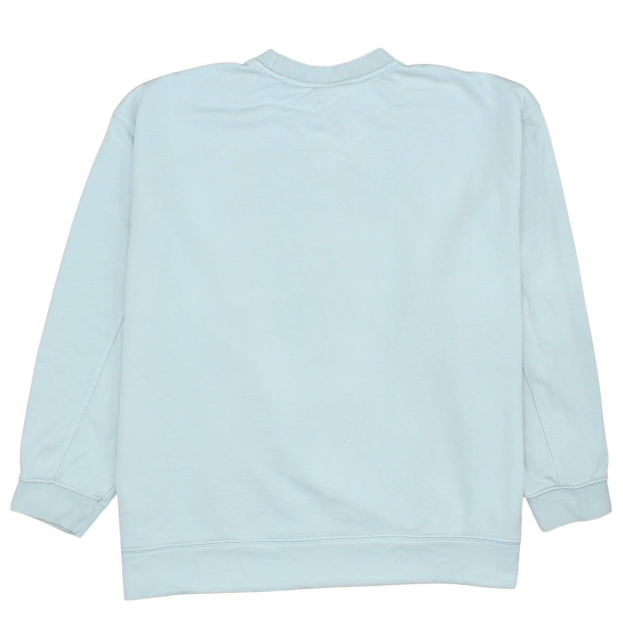 Adidas Women Light Blue Crew Neck Sweatshirt Size 20 Cotton Blend