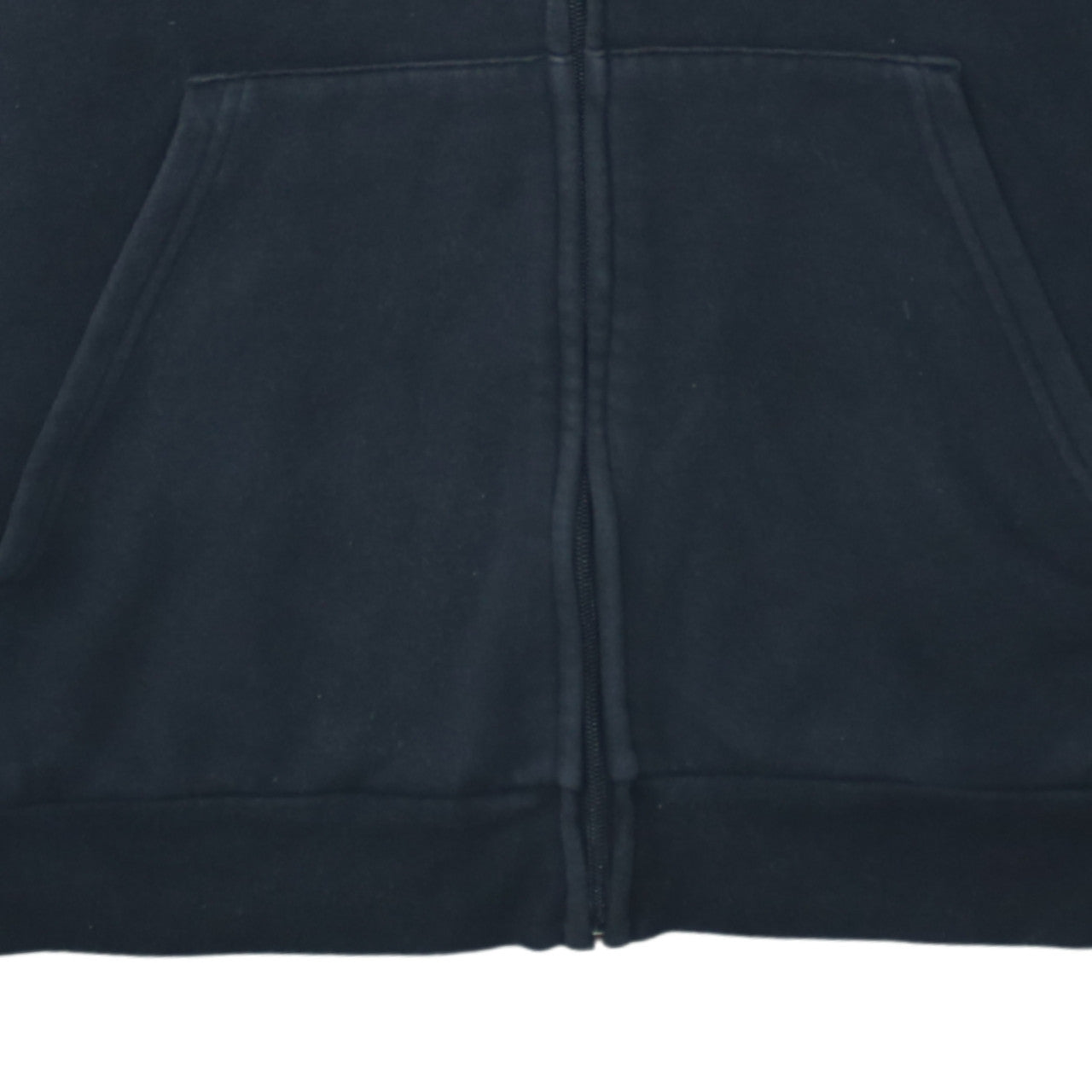 Adidas Womens Black XL Full Zip Hoodie Sweatshirt with 3 Stripes