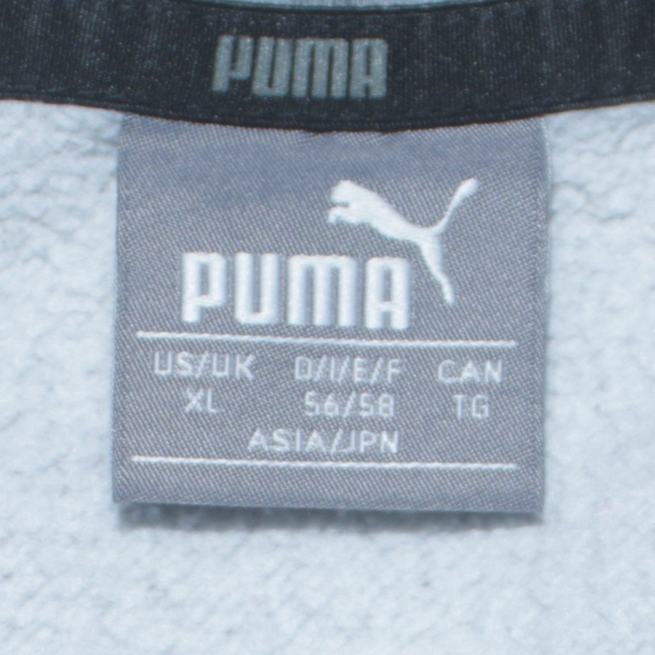 Puma Men’s Grey XL Pullover Crew Neck Logo Sweatshirt