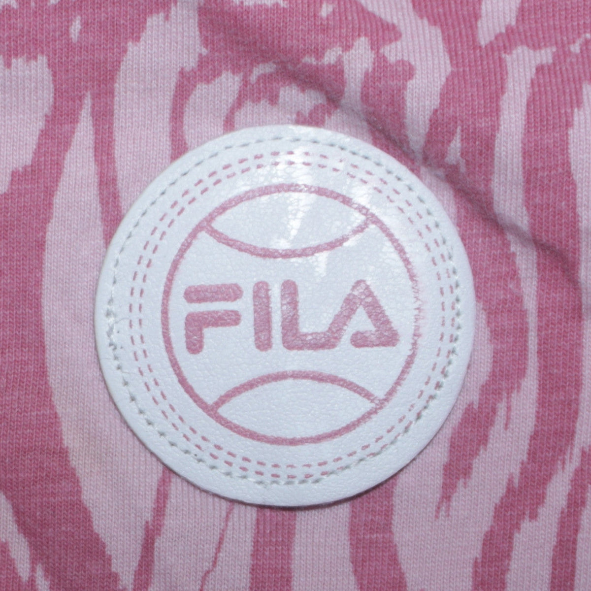 Fila Girls Pink Animal Print T-Shirt Dress 13-14 Years Casual Jersey