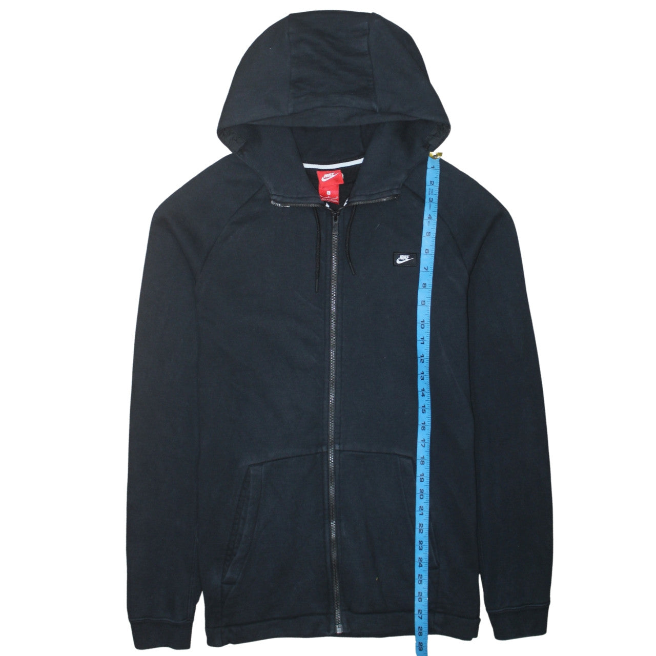 Nike Men's Black Full Zip Hoodie Size L Regular Fit