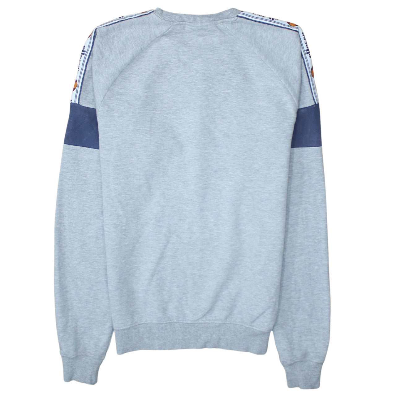Ellesse Women Grey Logo Pullover Sweatshirt UK 6 Cotton Blend