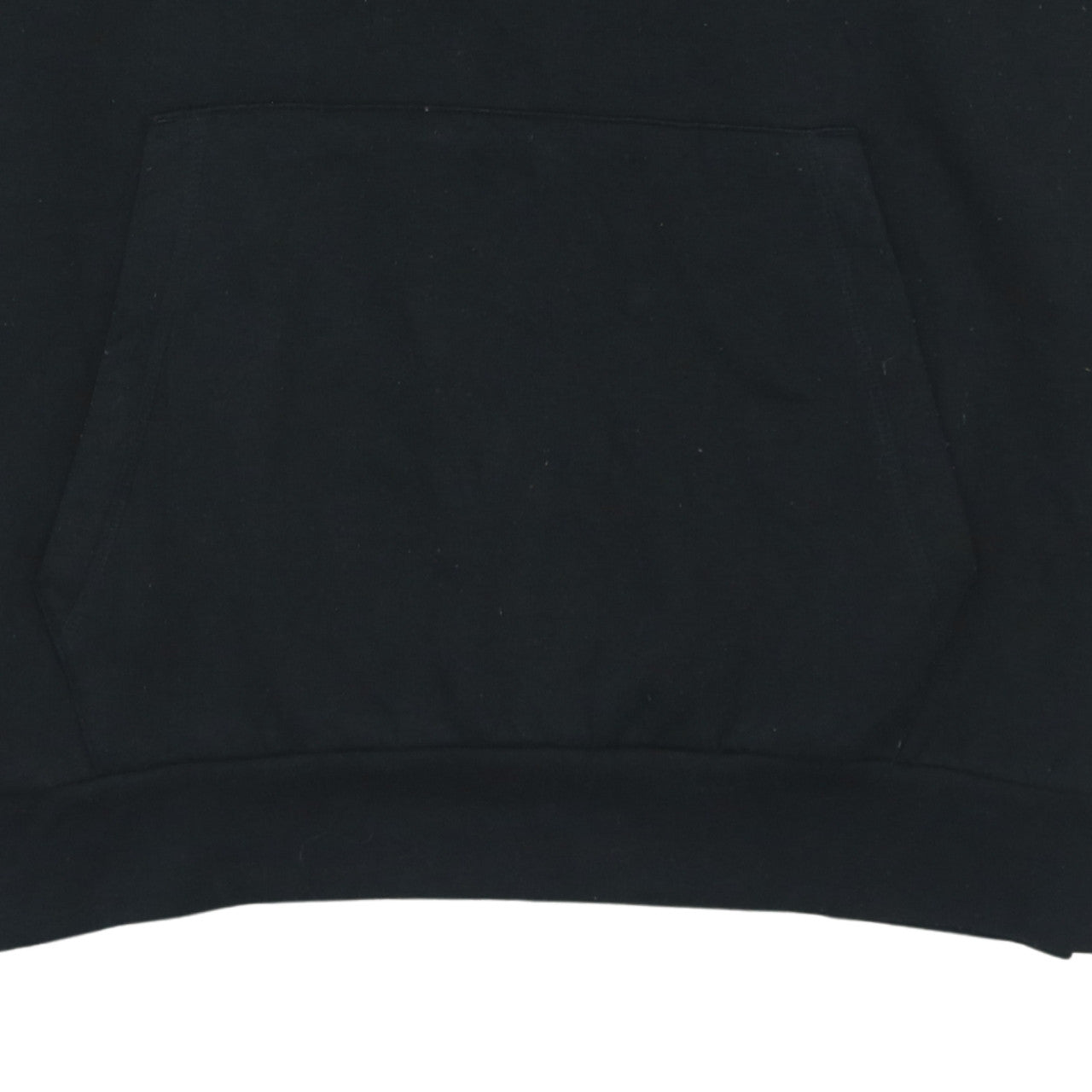 Kappa Mens Black Pullover Hoodie 2XL Logo Fleece Sweatshirt