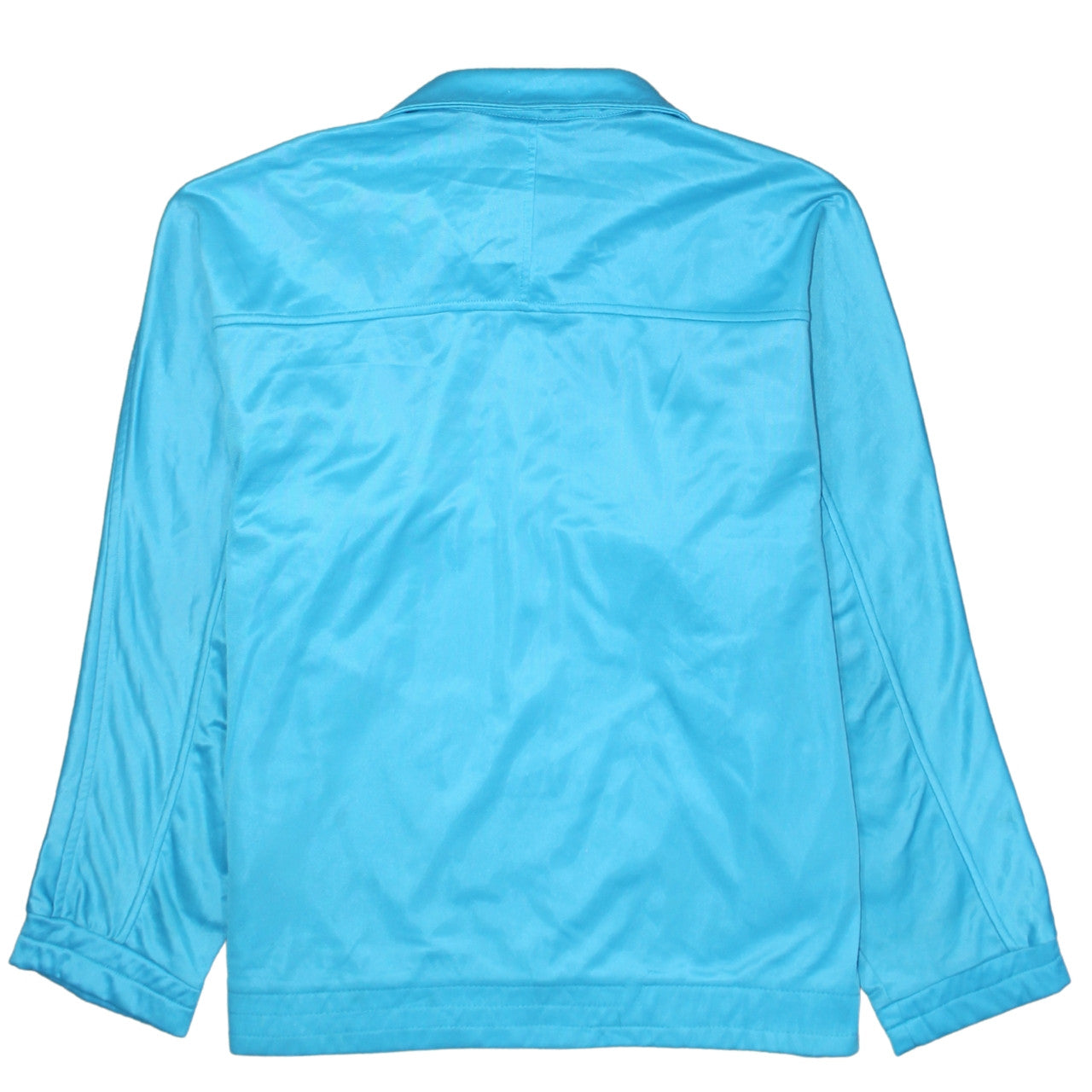 Fila Womens Blue Retro 80s Track Jacket Size L Full Zip Polyester