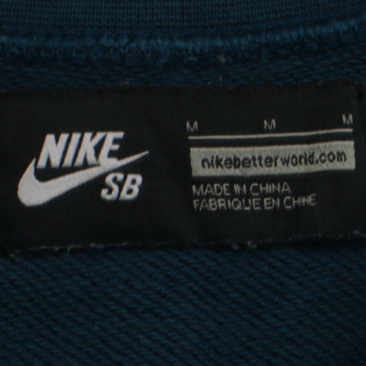 Nike SB Men's Blue Crew Neck Pullover Sweatshirt Size M