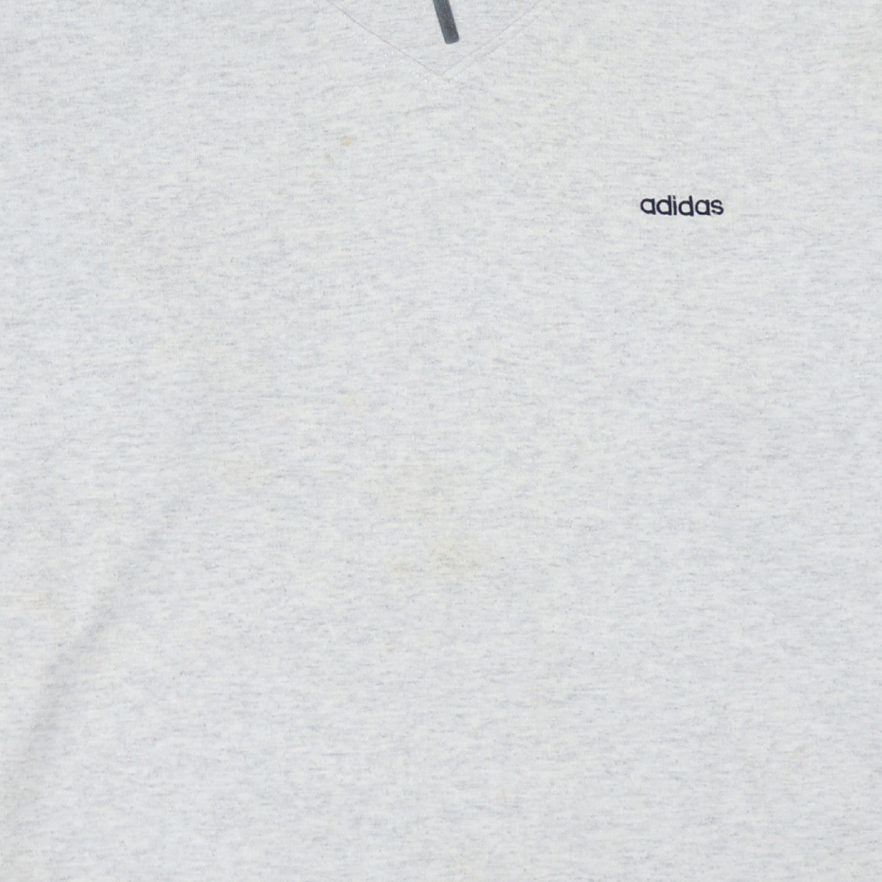 Adidas Men’s Grey 1/4 Zip Sweatshirt Size M Vintage Logo Jumper