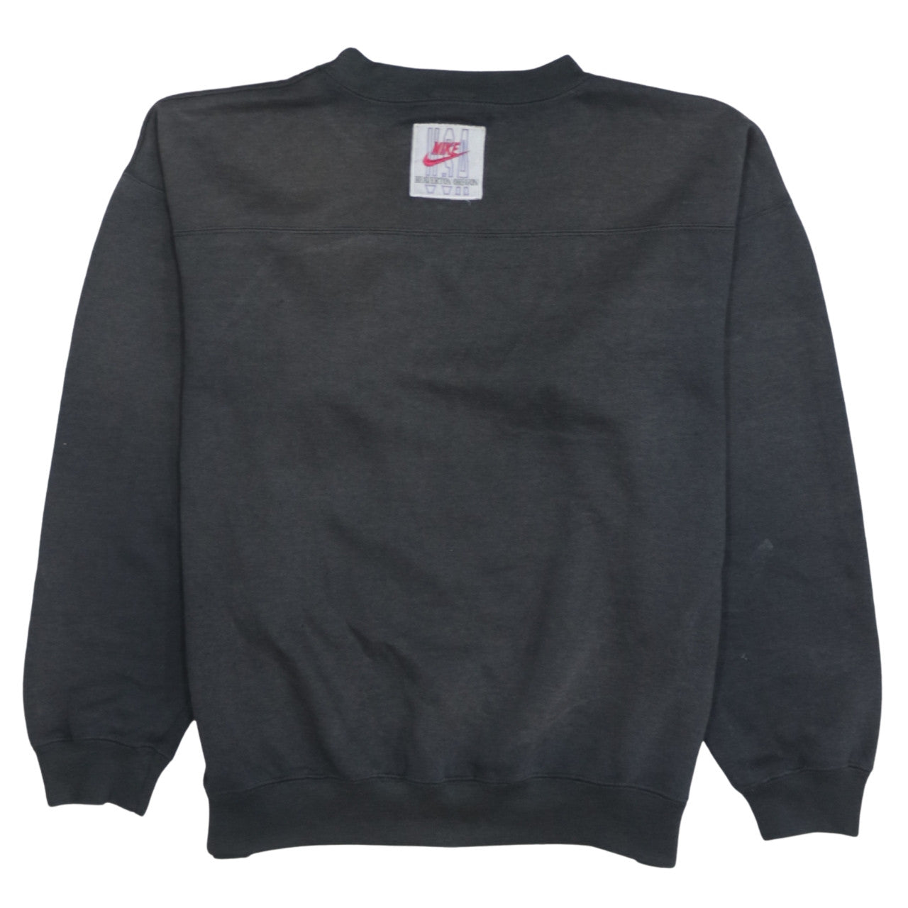 Nike Women's Black Medium Crew Neck Pullover Sweatshirt Embroidered USA Vintage