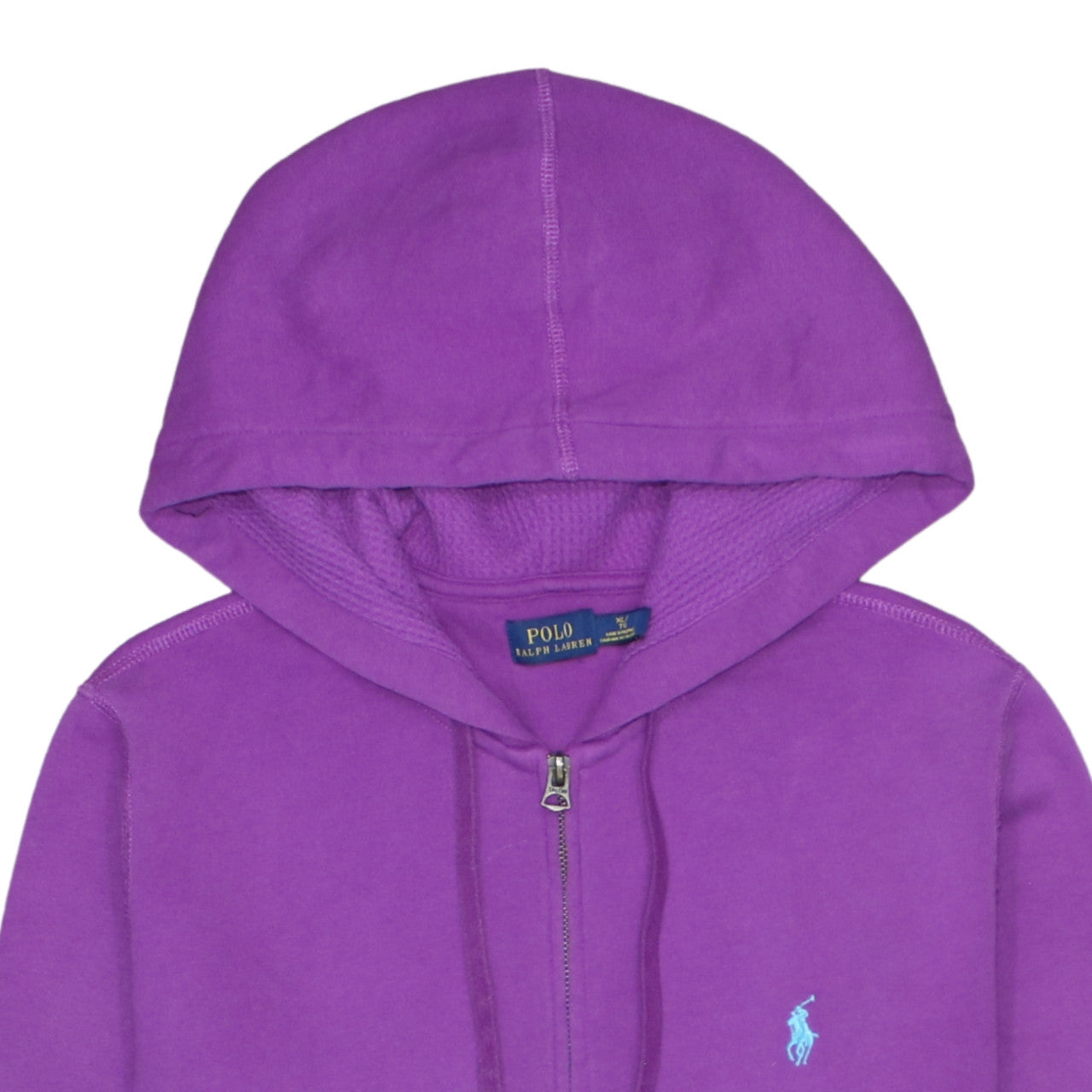 Ralph Lauren Women Purple Full Zip Hoodie XL Cotton Blend
