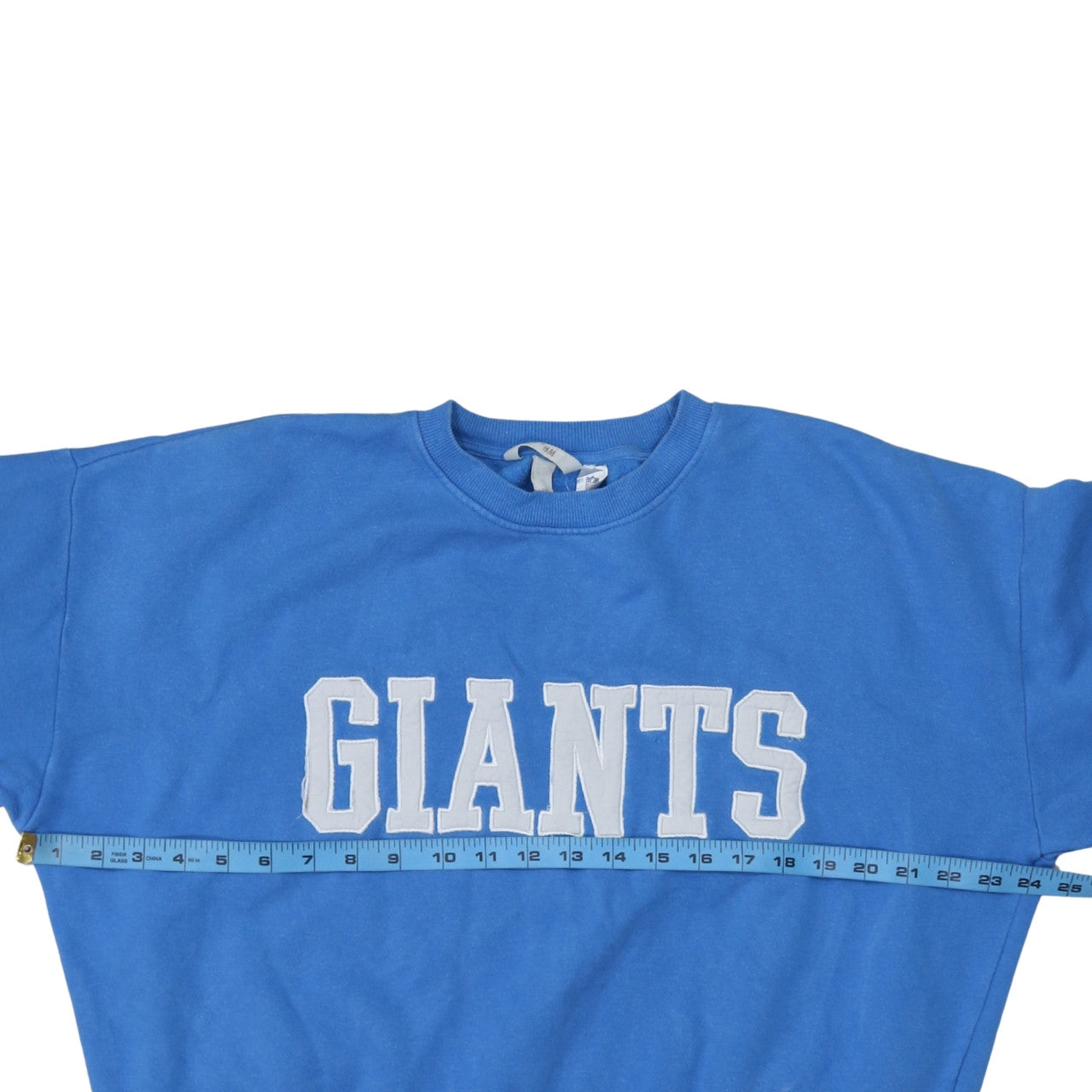 H&M Women Blue Giants Logo Pullover Sweatshirt Size 14