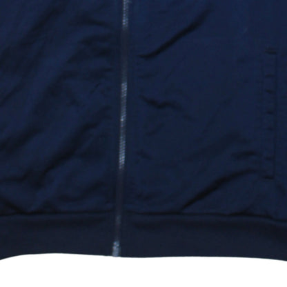Additional view of Adidas boys’ blue colourblock track jacket 13-14 years zip lightweight