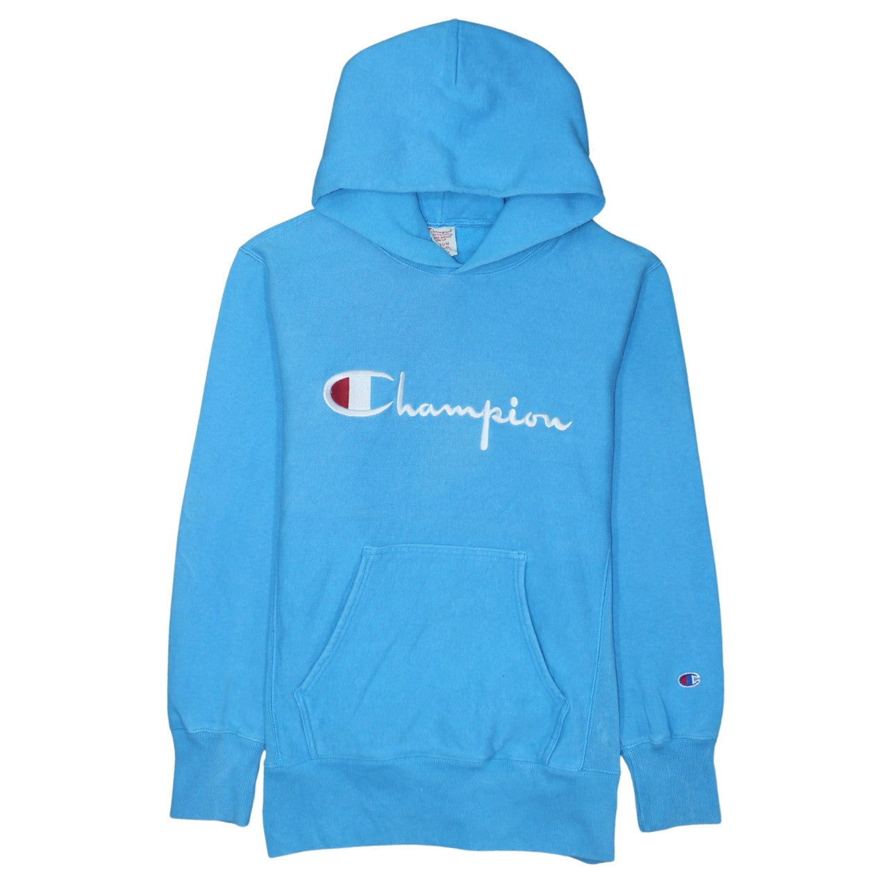 Champion Men's Blue Medium Reverse Weave Pullover Hoodie