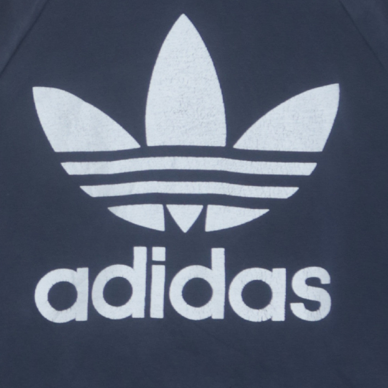 Adidas Men's Blue XS Pullover Hoodie Graphic Trefoil Sweatshirt