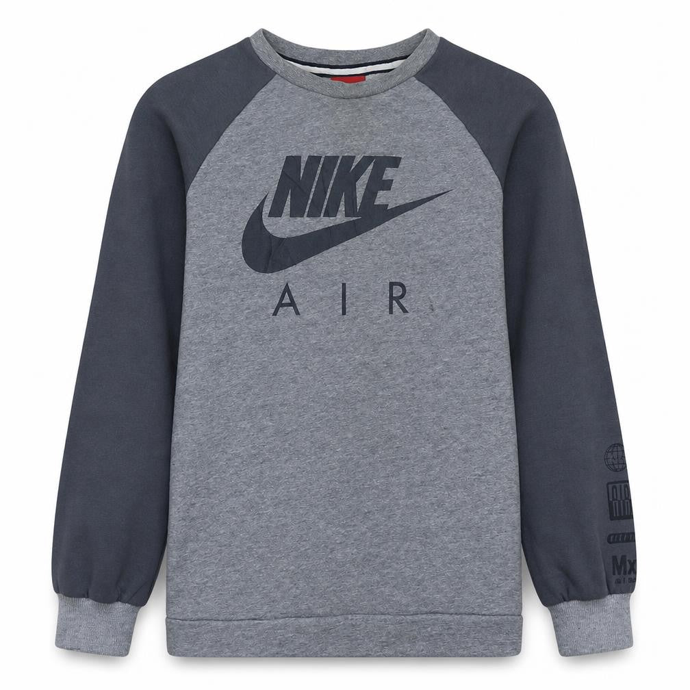 Nike Boys Grey Air Logo Pullover Sweatshirt 13-15 Years