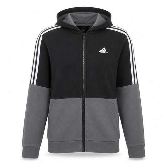 Adidas Men's Black Full Zip Hoodie Size S Sportswear