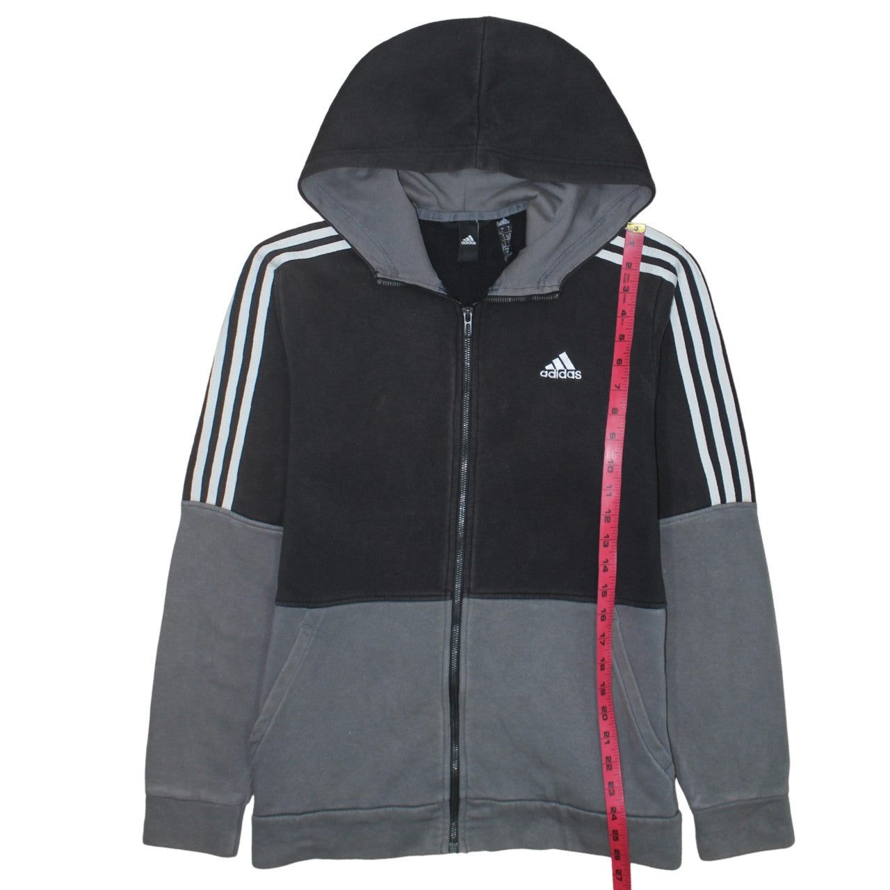 Adidas Men's Black Full Zip Hoodie Size S Sportswear
