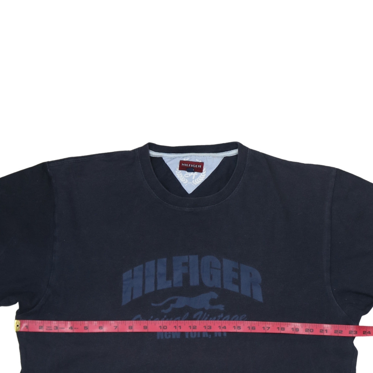 Hilfiger Men's Blue 2XL Vintage Graphic Cotton T-Shirt