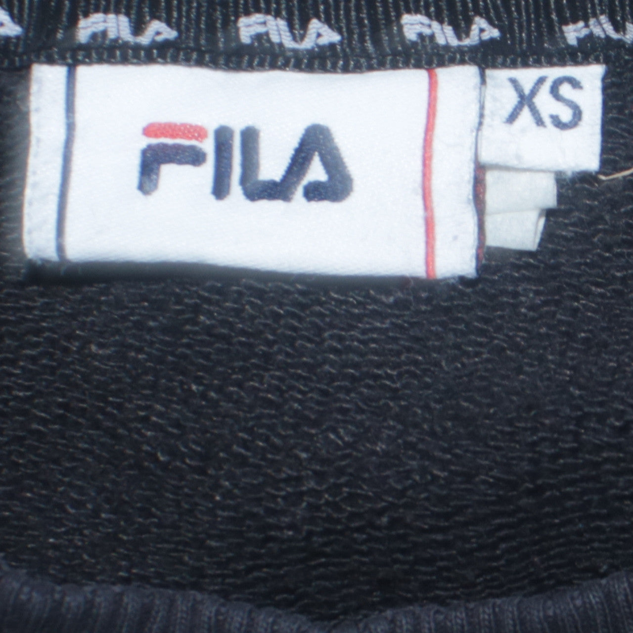 Fila Mens Grey Crew Neck Logo Pullover Sweatshirt XS