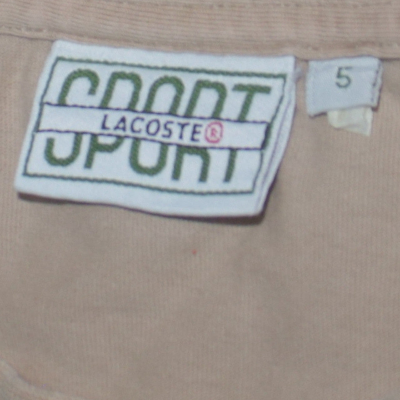 Lacoste Sport Men's Beige Short Sleeve Crew Neck T-Shirt Size L