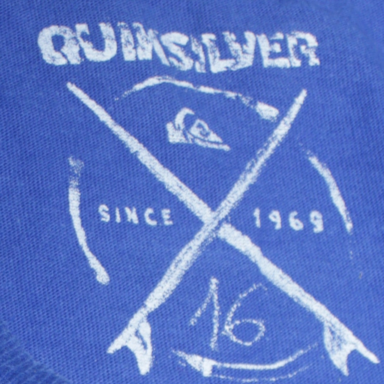 Quiksilver Teens Blue Graphic Monkey RAD! Cotton T-Shirt Size 16