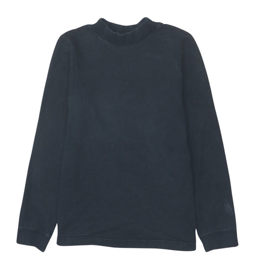 Nike Men’s Blue Mock Neck Sweatshirt Small Regular Fit Pullover