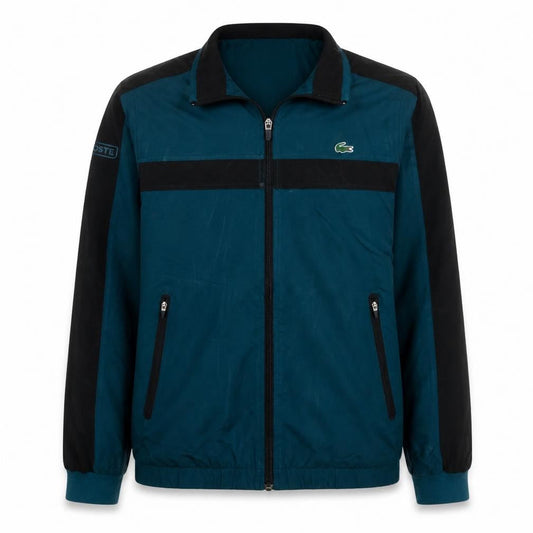 Lacoste Boys Blue Track Jacket Size 16 Years Full Zip Sportswear