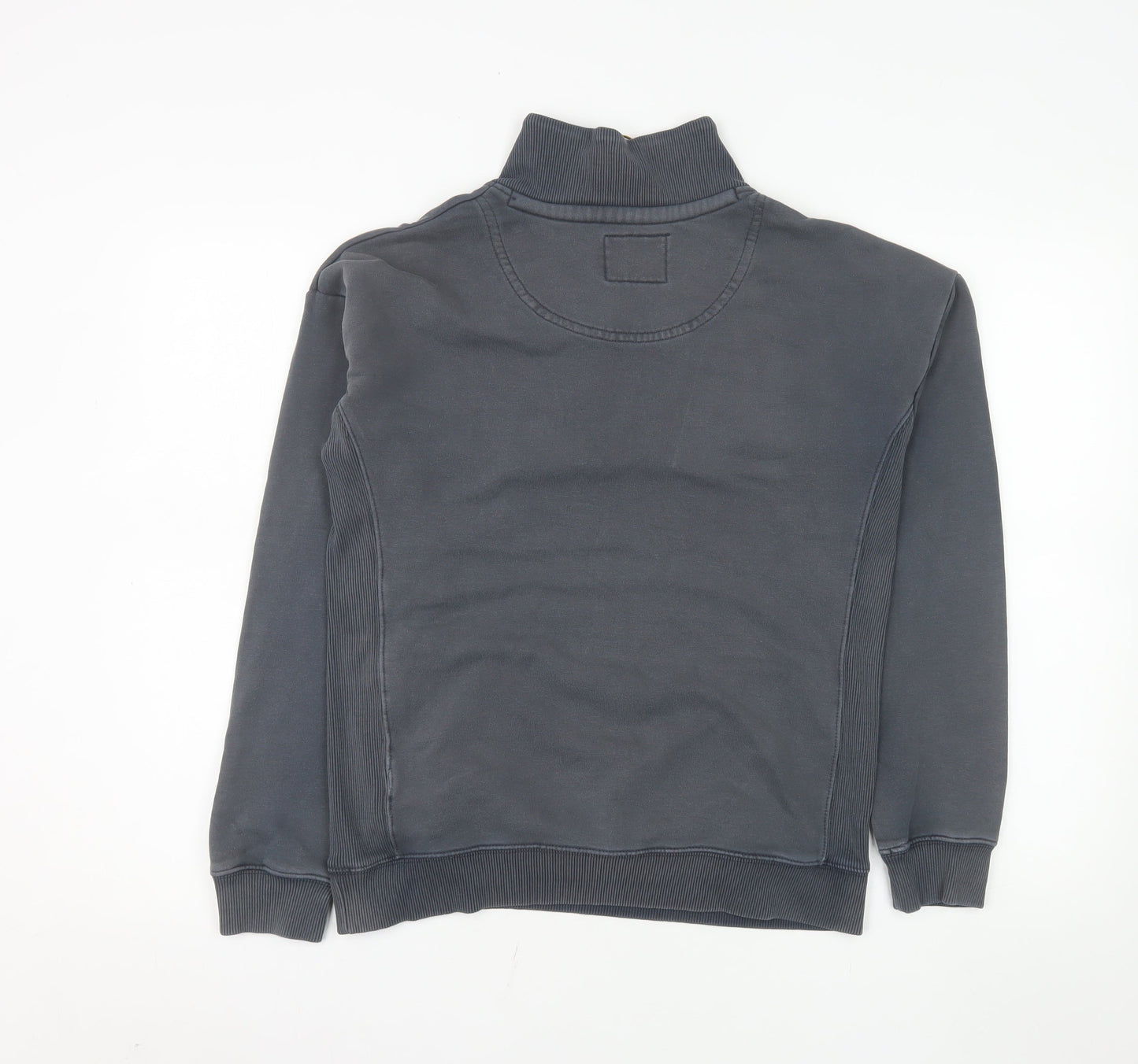 Fat Face Men's Grey 1/2 Zip Sweatshirt S Regular Fit Cotton Blend