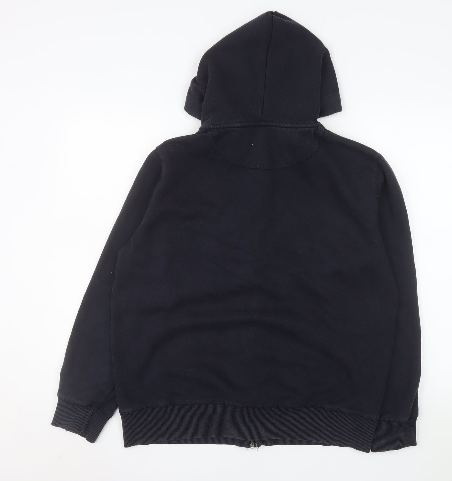 French Connection Men’s Blue Hooded Zip Jacket Size M