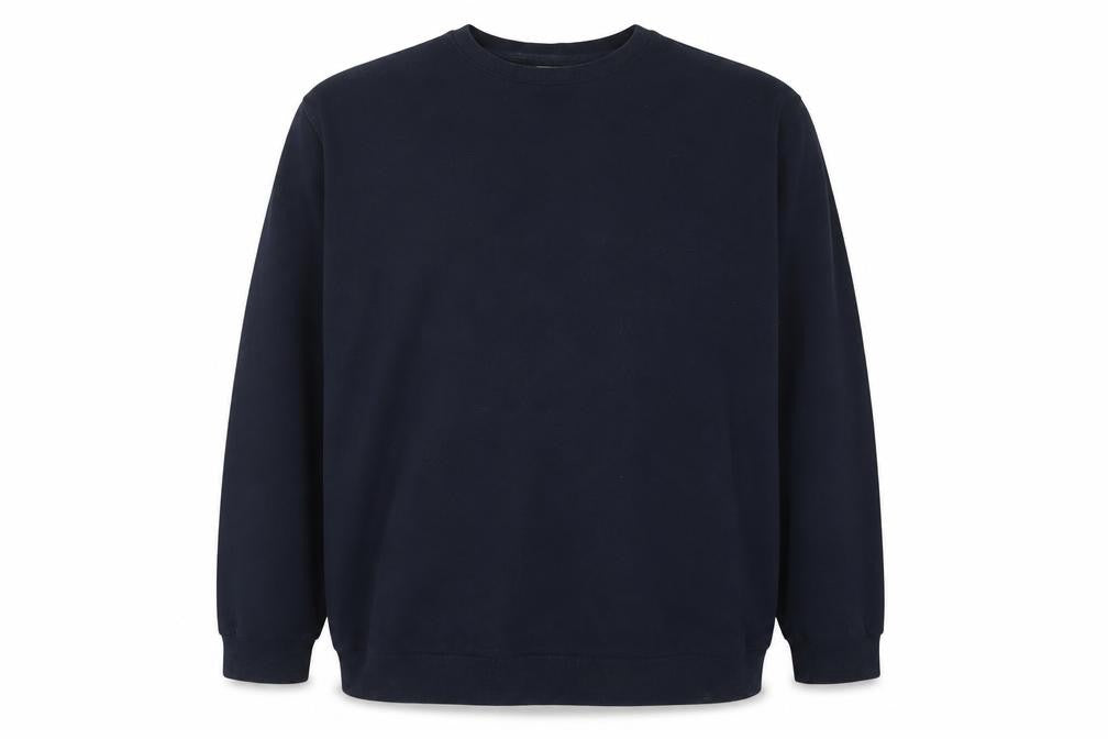 Tu Mens Blue 3XL Pullover Sweatshirt Cotton Blend Crew Neck