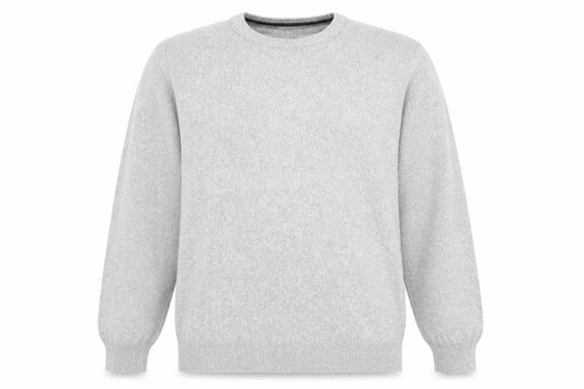 Matalan Men’s Grey 2XL Cotton Crew Neck Pullover Jumper
