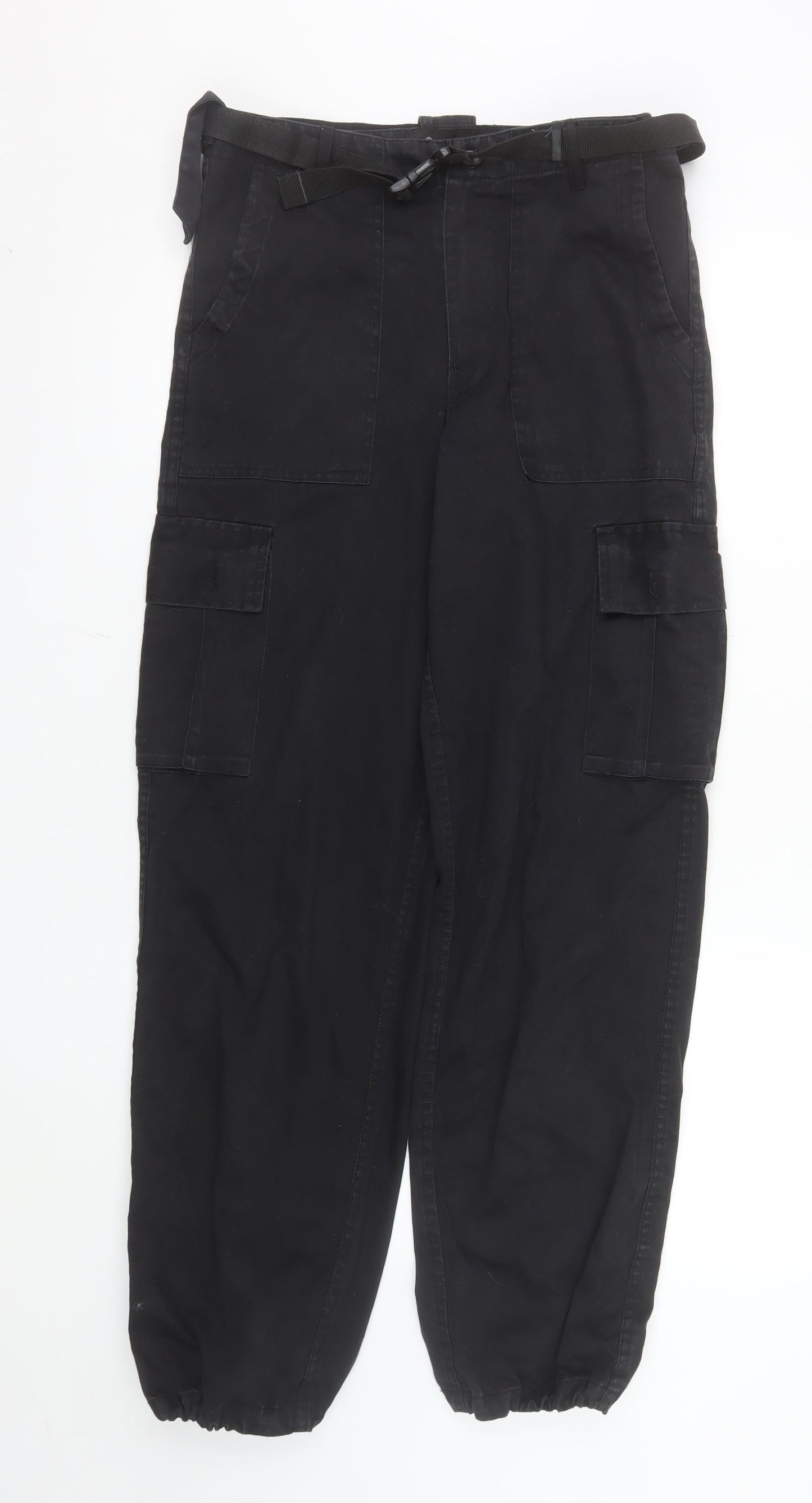 Kombat UK Men's Black Cargo Trousers Size 30 Regular Fit