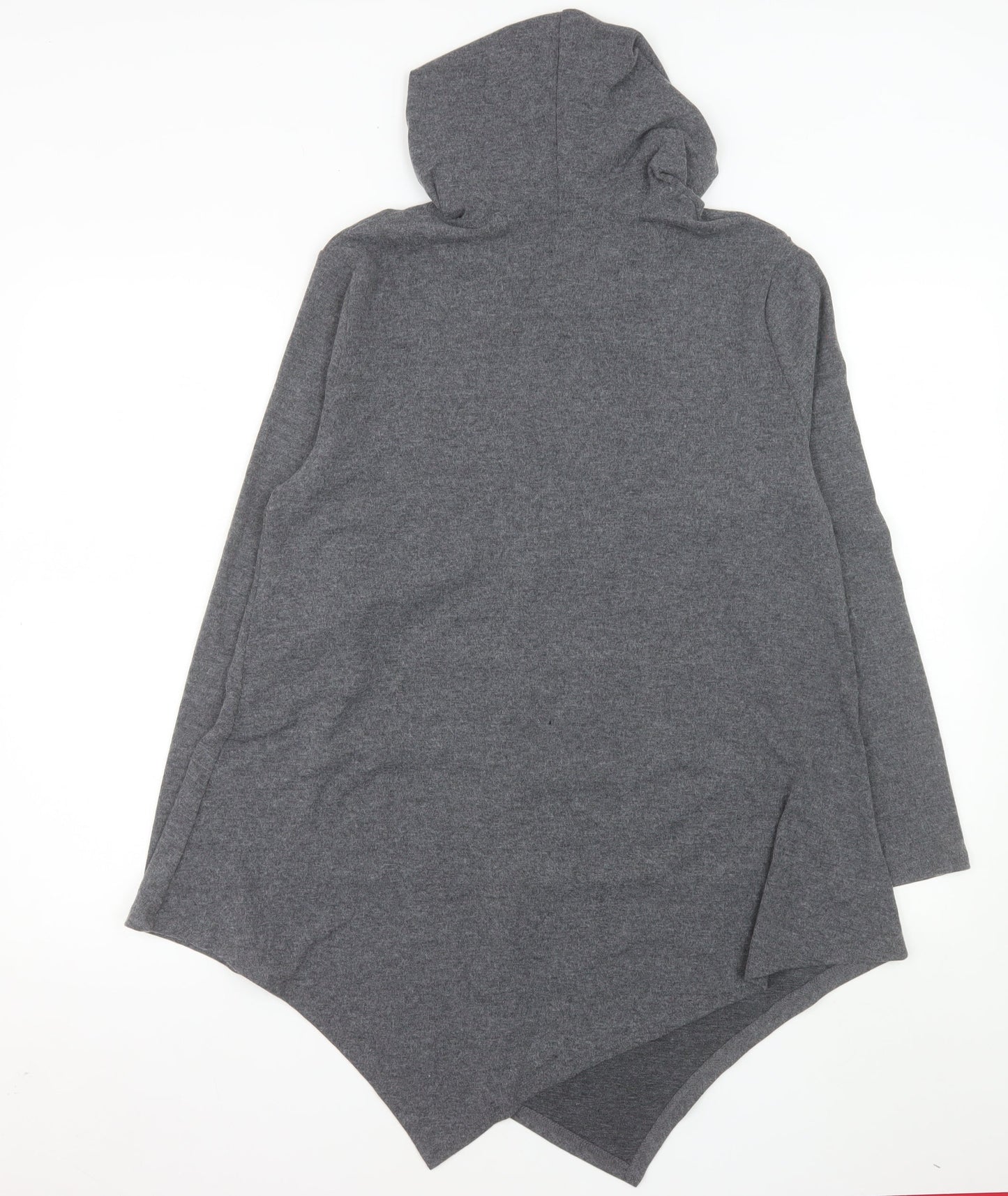 Urban CoCo Women's Grey Hooded Full Zip Jersey Jacket M