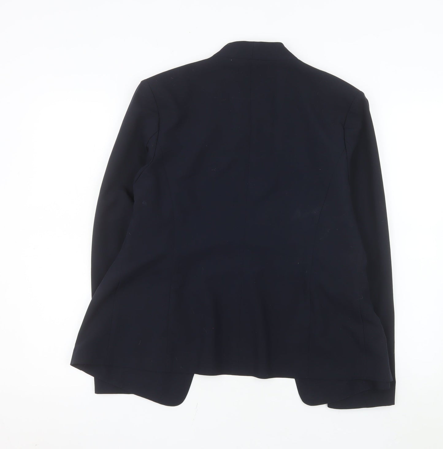 Marks and Spencer Women Black Single-Breasted Blazer Size 16