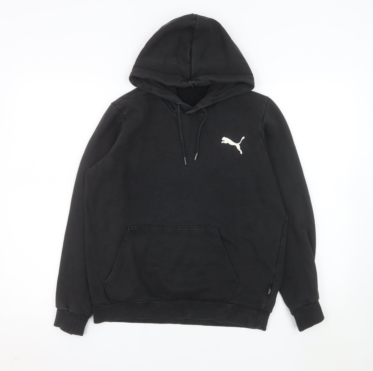 Puma Womens Black Small Pullover Hoodie Sweatshirt
