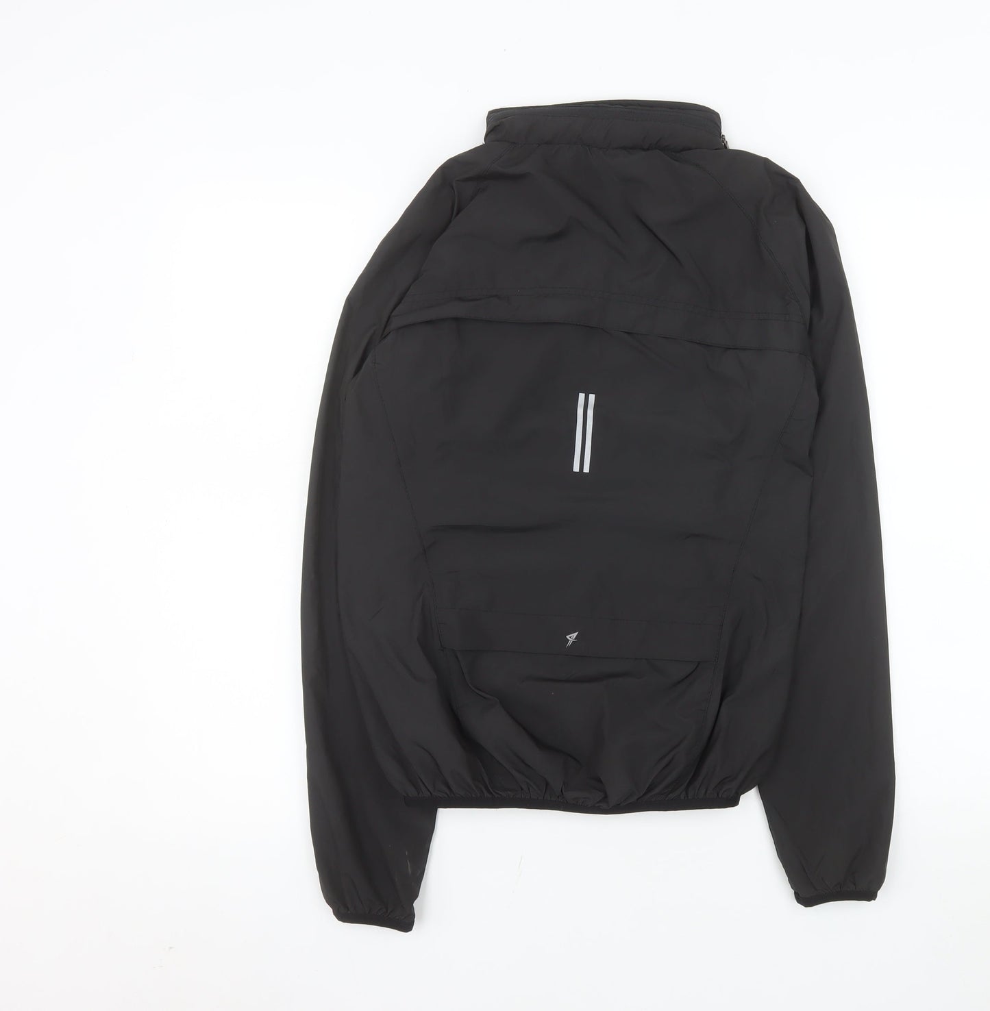 Atmosphere Women's Black Size 8 Lightweight Reflective Windbreaker Jacket