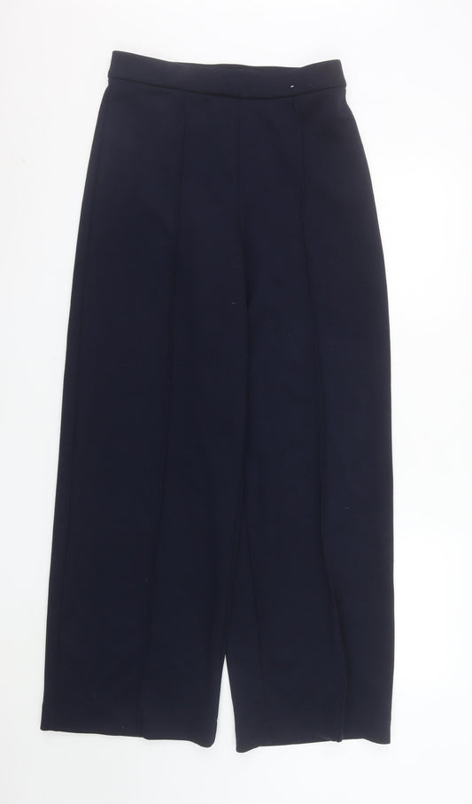 Marks and Spencer Women’s Black Size 10 Tall Straight Leg Trousers