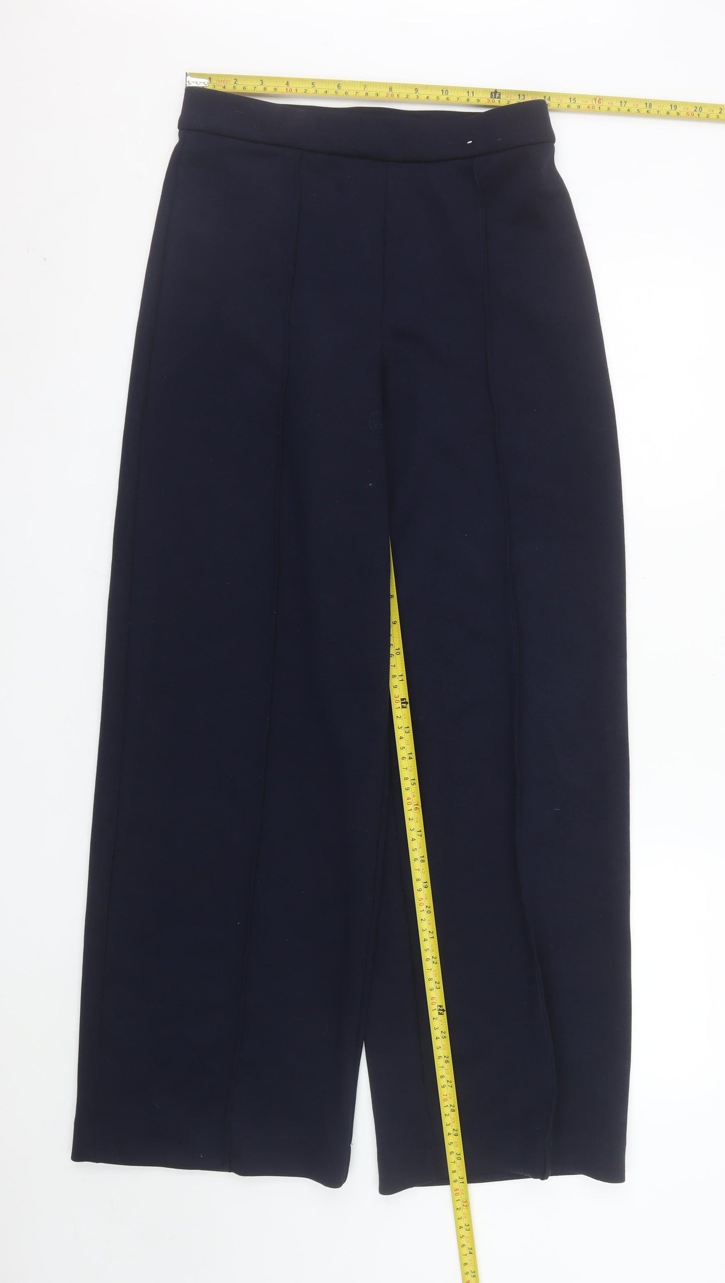 Marks and Spencer Women’s Black Size 10 Tall Straight Leg Trousers