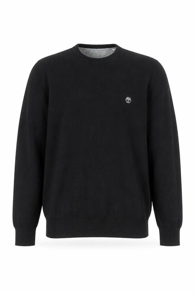 Timberland Men's Black Cotton Crew Neck Pullover Jumper M